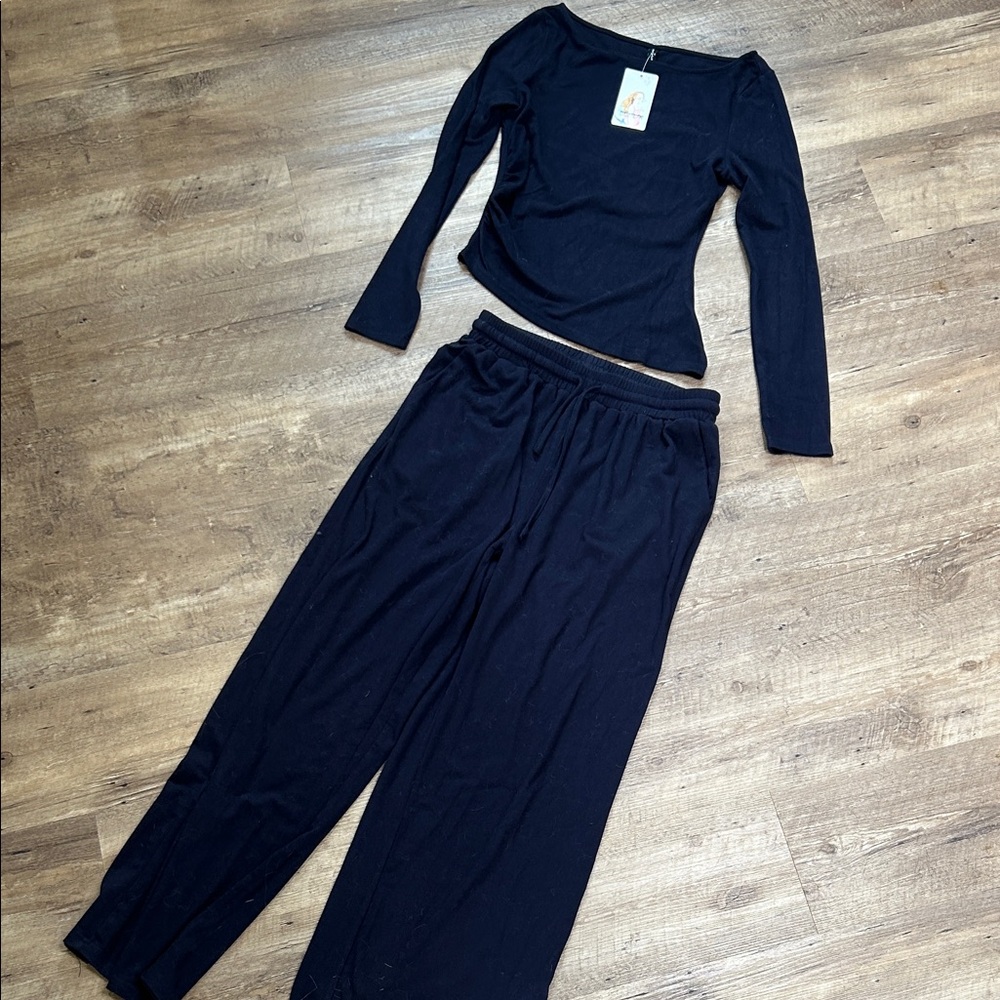 Navy blue Women's Pajama/lounge Set